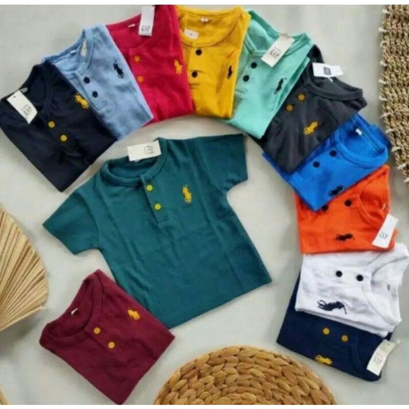 KAOS LACOSTE POLO SHIRT KANCING ANAK COWOK