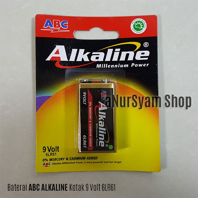 ALKALINE Baterai Kotak  9 Volt 6LR61 Shopee Indonesia