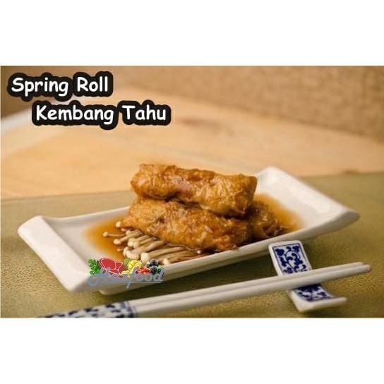 

SPRINGROLL KEMBANG TAHU MERK 777 BERAT 700Gram (35 PCS)