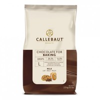 CALLEBAUT Drops Milk Chocolate Baking Chips 28,3% 1kg