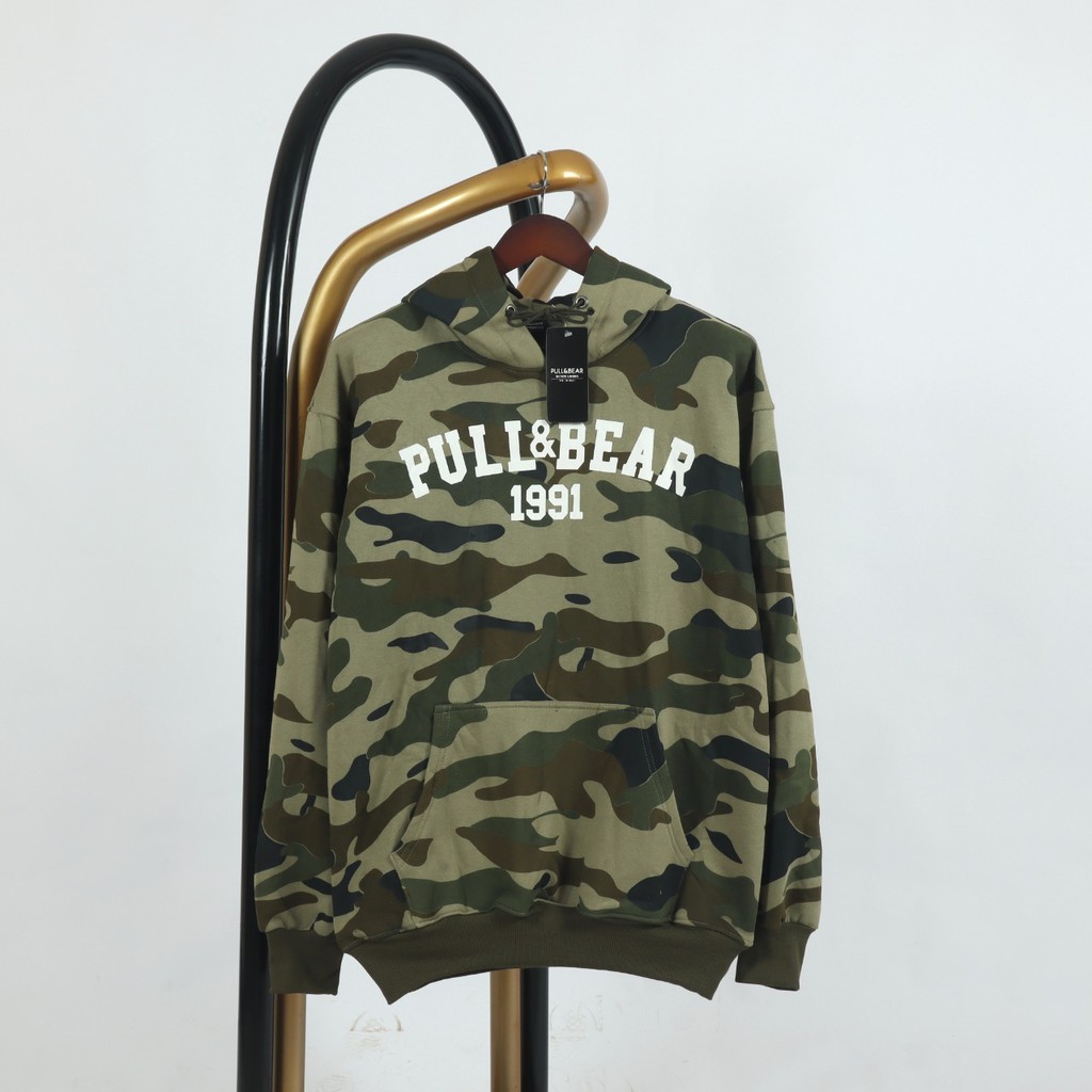 JAKET SWEATER HOODIE P&amp;B 1991 CAMO SABLON UNISEX PREMIUM QUALITY