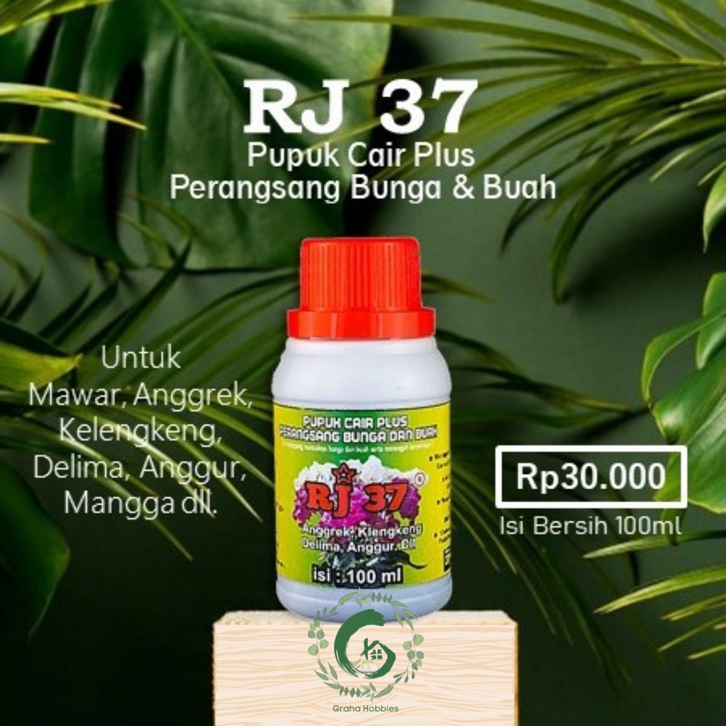 Pupuk Cair Plus RJ 37 untuk Bunga dan Buah