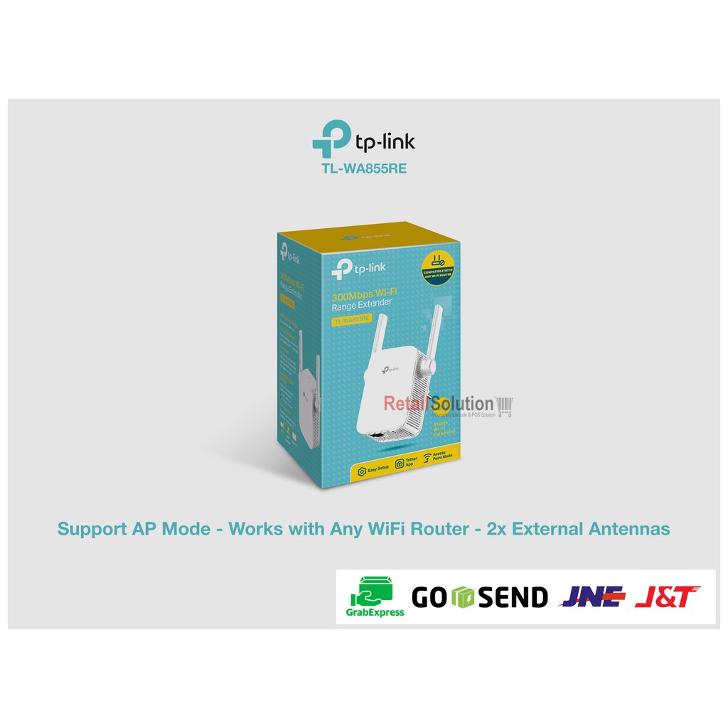 TPLINK TL-WA855RE 300Mbps Wi-Fi Range Extender - TLWA855RE