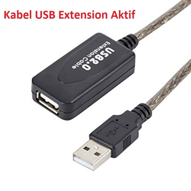 Kabel USB Extension Active 20m USB male Female Perpanjang Kabel USB