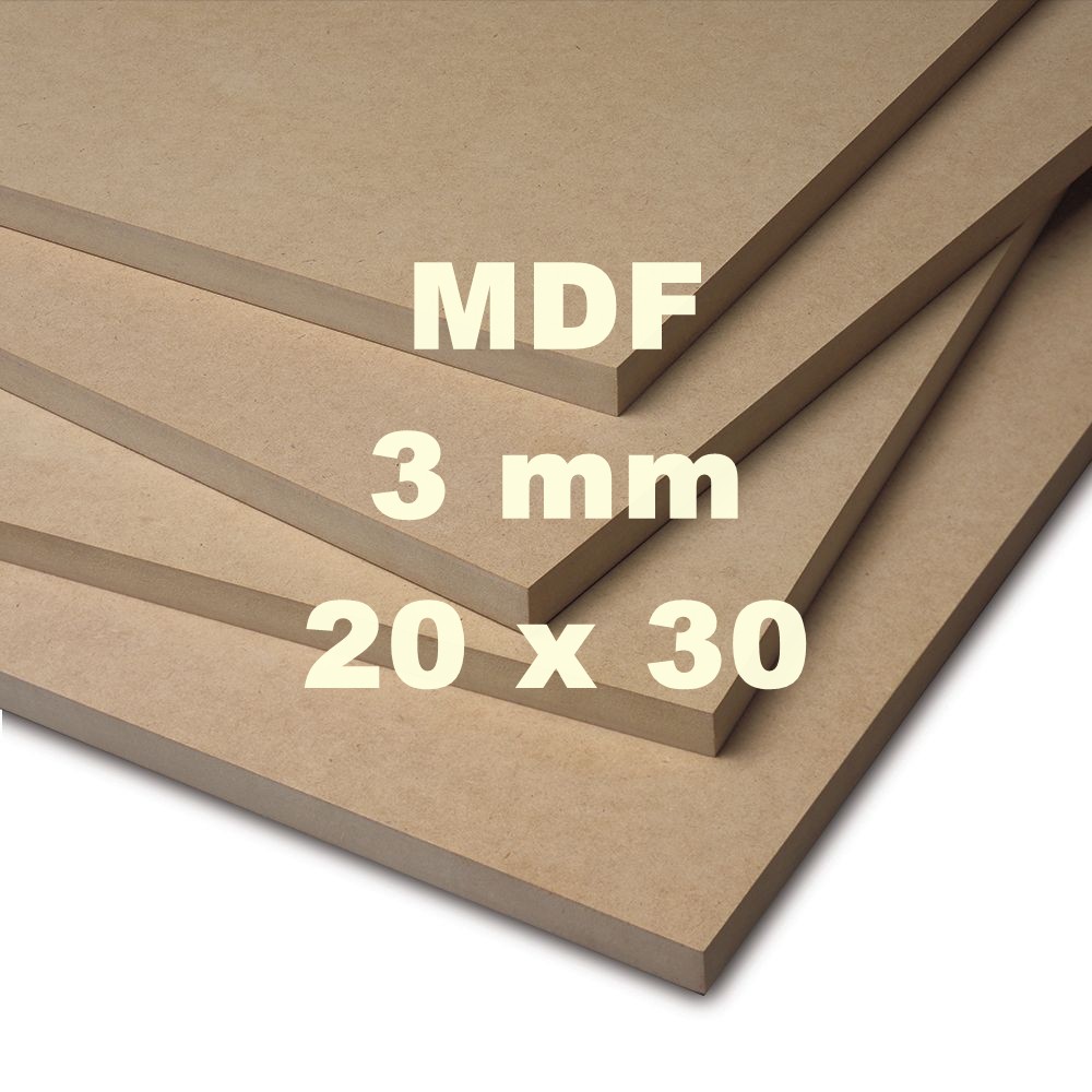  PAPAN MDF  3 mm uk 20cm x 30cm Shopee Indonesia