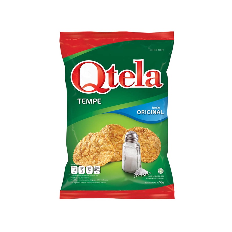 

Qtela Keripik Tempe Original 60G - Alhanan/04