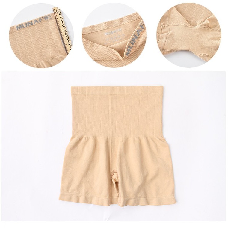 Retaily W010 High Waist Boxer Celana Korset Pengecil Perut Bentuk Petak Celana Dalam Wanita