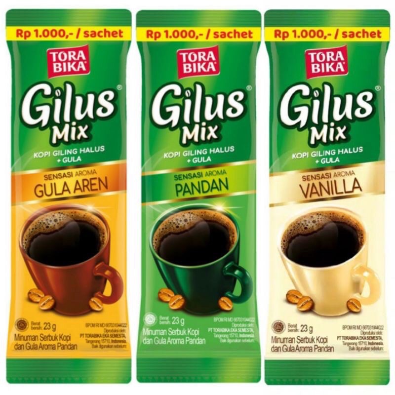 

Gilus Mix 23gr Renceng isi 10Sachet