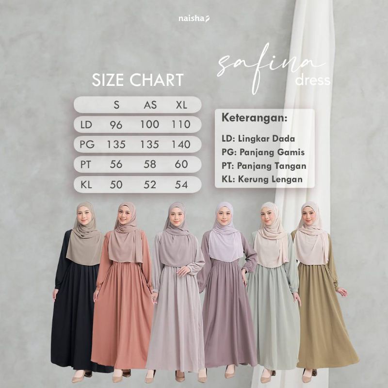 NAISHA OFFICIAL - Safina dress naisha READY / dress premium /  dress tali | dress crinkle premium dress halus | dress | dress terlaris | gamis terlaris | dress terbaru dress hitam dress kondangan gamis umroh gamis lebaran | baju lebaran | gamis idul fitri