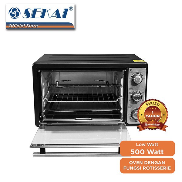 SEKAI Oven Listrik Low Watt OV 260 - Kapasitas 26 Liter