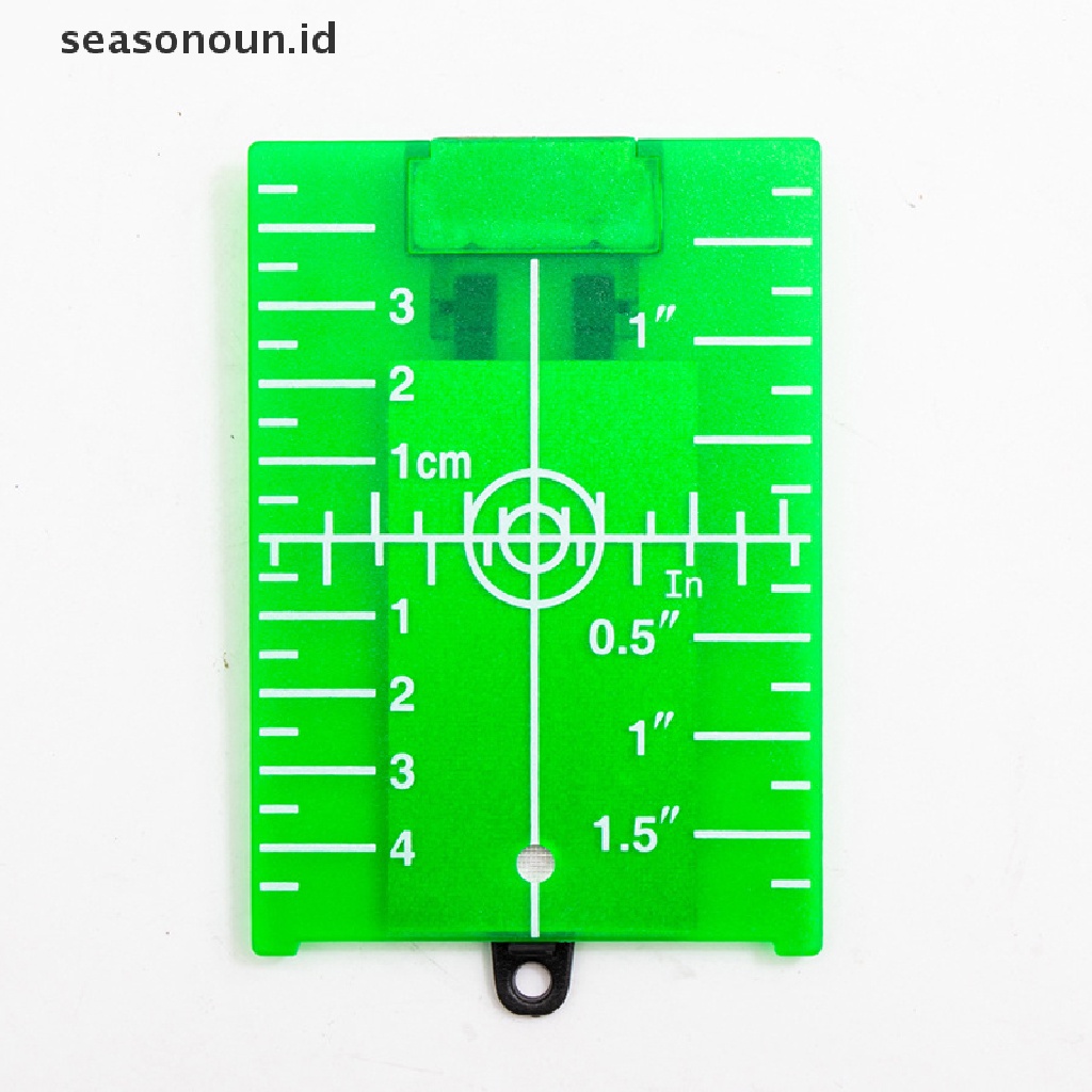 【seasonoun】 Laser Level Target Card Beam Distance Plate Magnetic Leveling Board Tool Part .