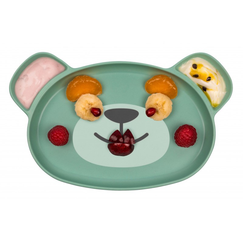 Tum Tum Eco Dippy Face Baby Plate - Boris