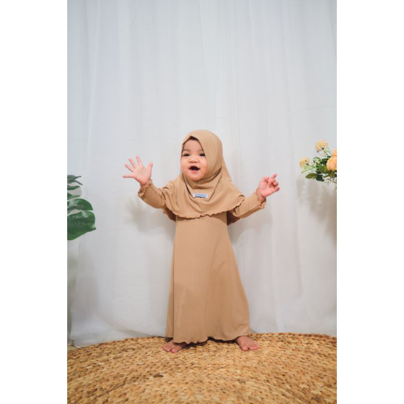 GAMIS BAYI KIA by DZAKIRA 0-2thn KHAKI MUDA