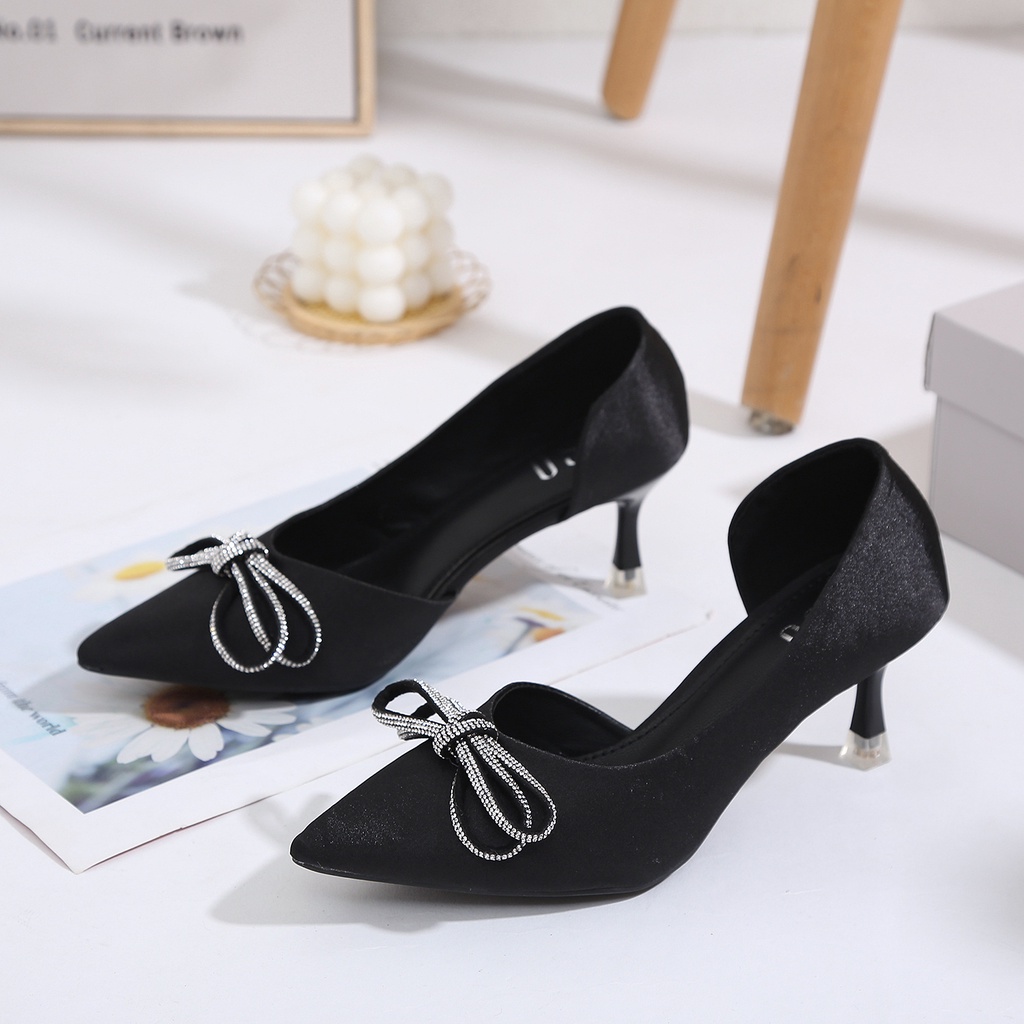 JISO RYONA SANDRA-35 Sepatu Pesta Wanita High Heels 7cm Import Premium