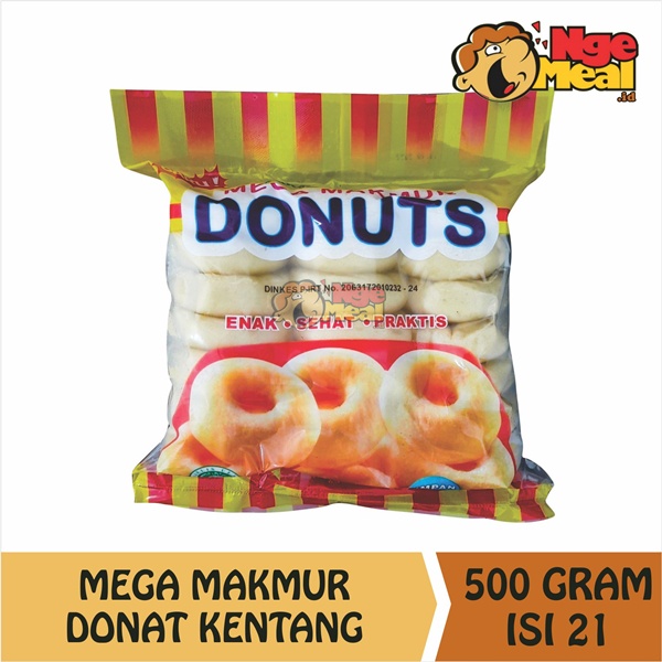 

MEGA MAKMUR Donat Kentang MINI Isi 21 Pcs