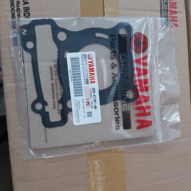 GASKET PAKING BLOK ATAS HEAD LEXI ASLI ORI YAMAHA 2DS E1181 00