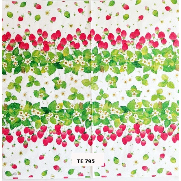 TISU NAPKIN DECOUPAGE EROPAH 33X33 CM TE 795 TTS