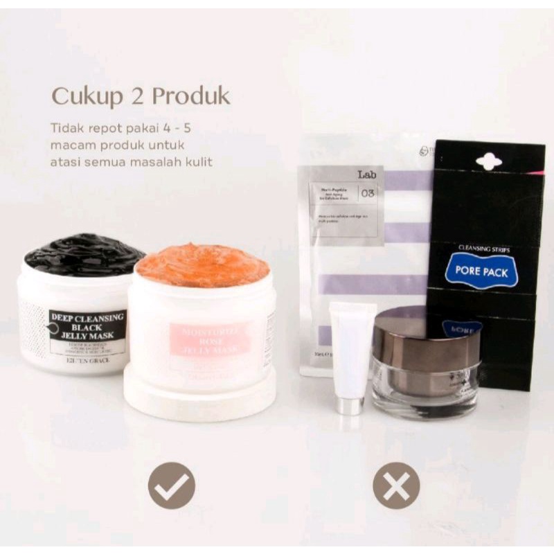 share Eileen grace rose jelly mask deep cleansing black jelly mask BPOM FREE