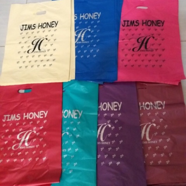 Goodie Bag Murah Jh Plastik Packing Logo Jimshoney / Kantong