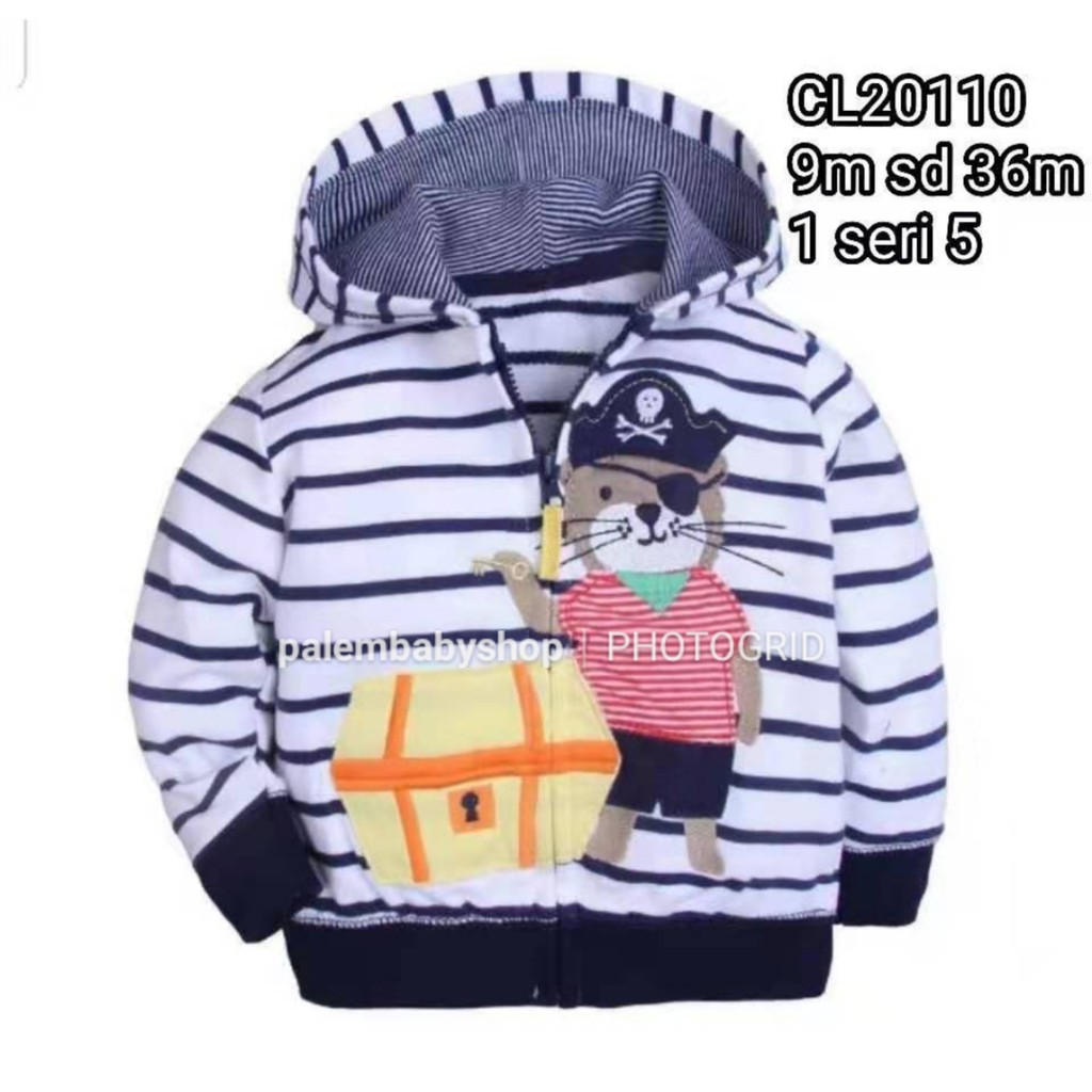 Catell Love Jaket Mantel Bayi Anak Boy&amp;Girl Usia 9M-3T