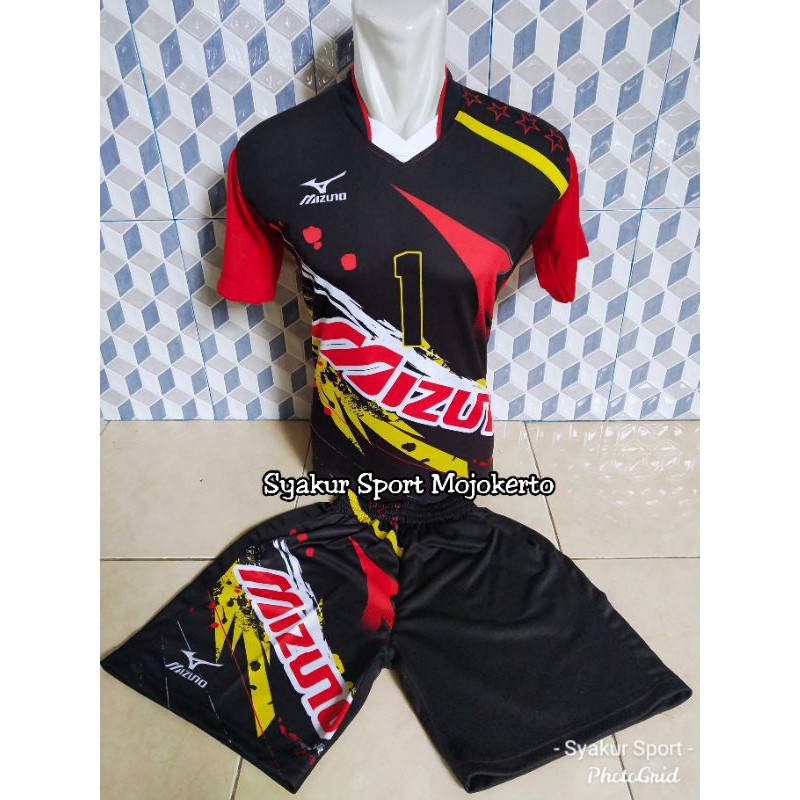 Baju Voli Printing Motif Mizuno