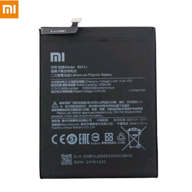 BATRE BATERAI BATTERY XIAOMI MI 8 LITE / MI 8X BM3J ORIGINAL