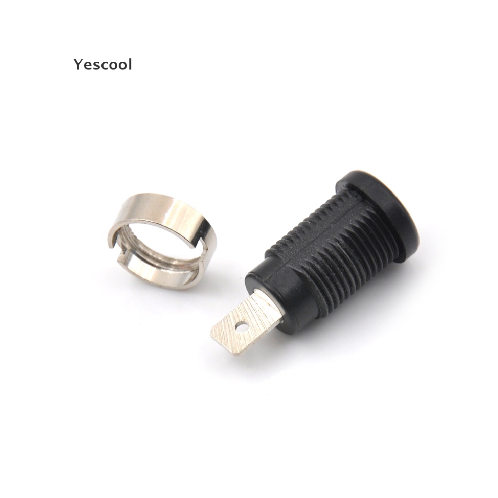 Yescool 10Pcs Socket Jack Banana Female 4mm Untuk Panel Binding Post