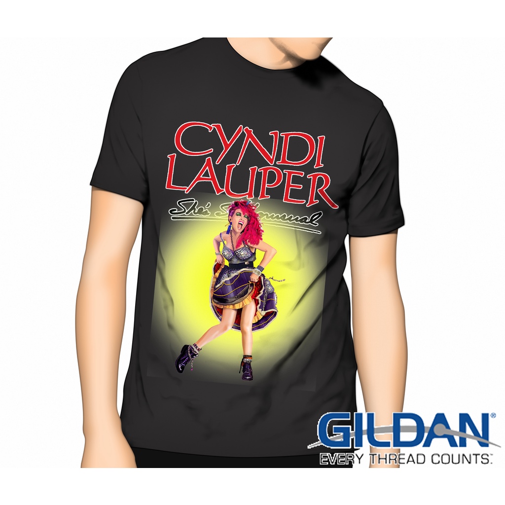Kaos Cyndi Lauper 1 NEW STATES APPAREL Tshirt