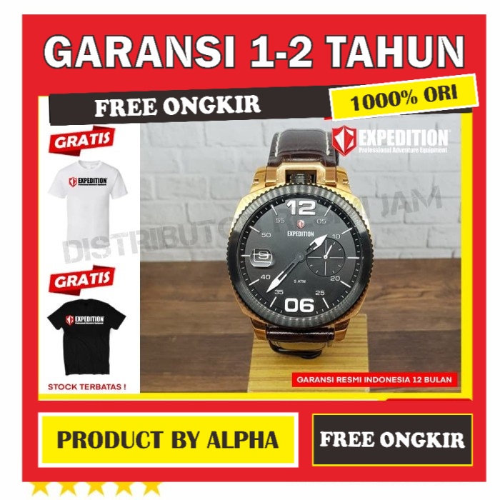 JAM TANGAN ORIGINAL EXPEDITION E6723M GARANSI RESMI ORI PRIA COWOK COWO LAKI LAKI2