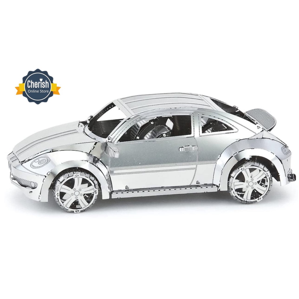 Metal Puzzle 3D VW Beetle Miniature - Miniatur Mobil VW MB-114