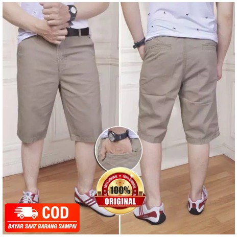 Celana Chino Jumbo Pendek Premium No Ciut Kerut Celana Celana Chino Jumbo Pendek Premium No Ciut Kerut Celana