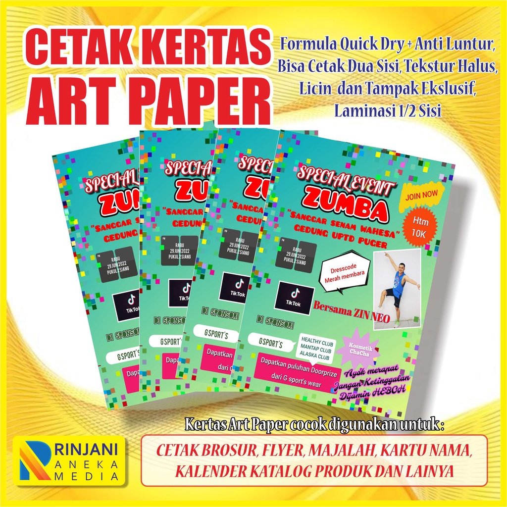 

CETAK ART PAPER A3+