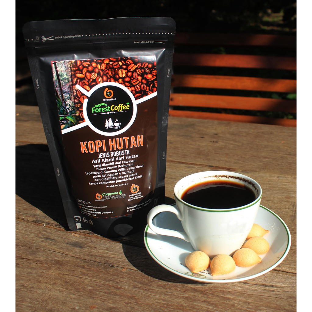 

KOPI ORGANIK HUTAN ROBUSTA 200gram