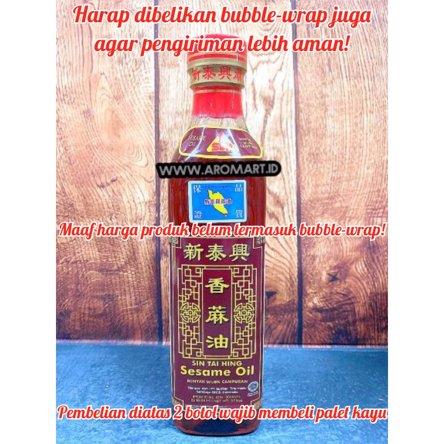 

Sin Tai Hing Sesame Oil (Minyak wijen) - 375 ml