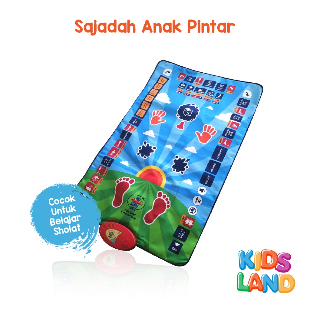 Smart Sajadah Anak Sajadah Pintar Belajar Sholat KIDS LAND-1
