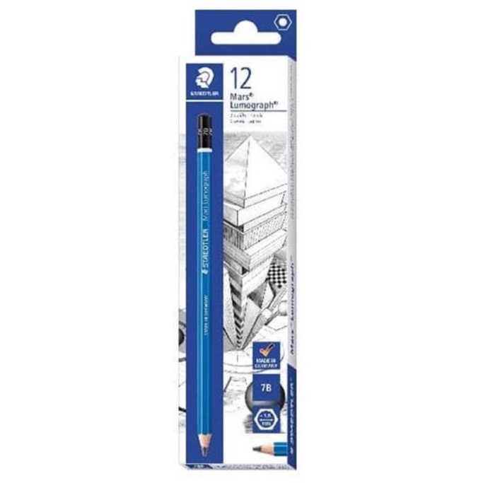 

Gramedia Banjarmasin - Staedtler Pencil Mars Lumograph 100 2B Set Lusin