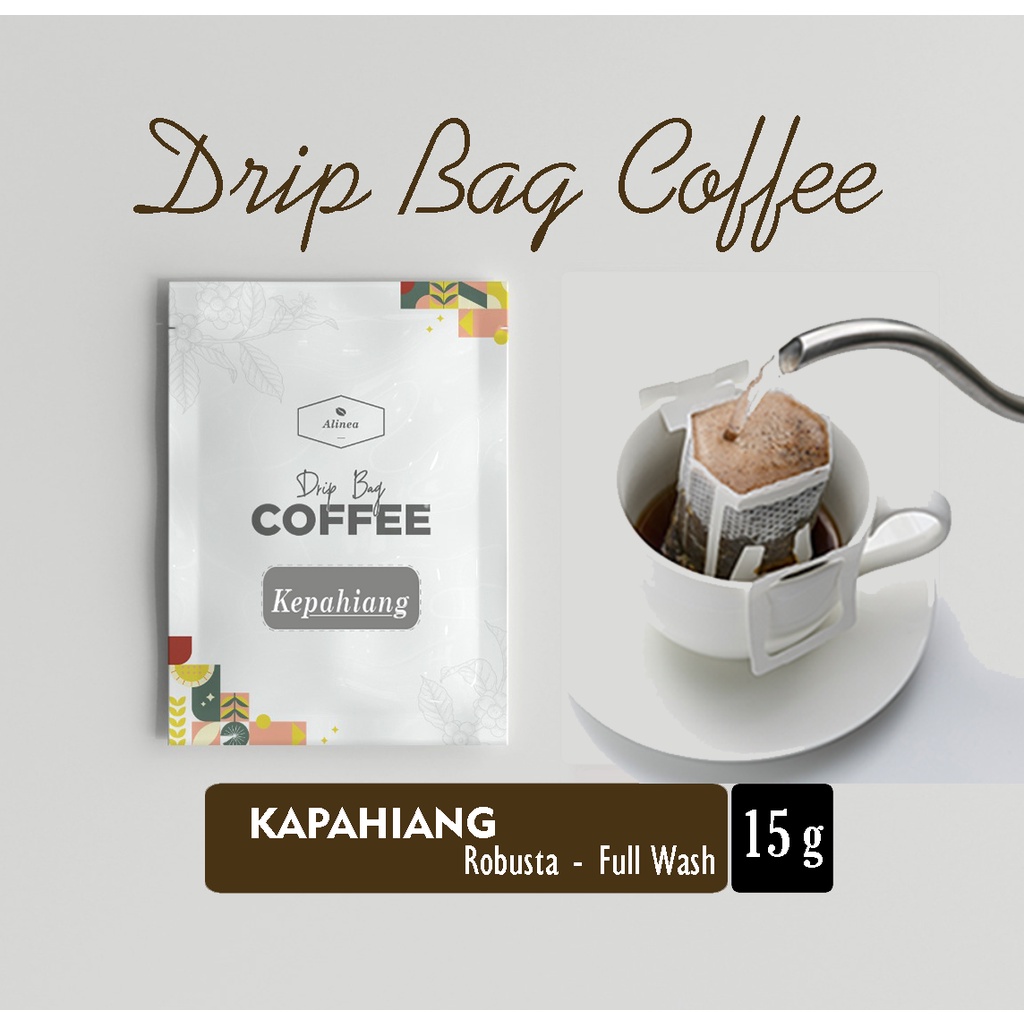 

ALINEA COFFEE - KOPI ROBUTSA KAPAHIANG WITH DRIP BAG
