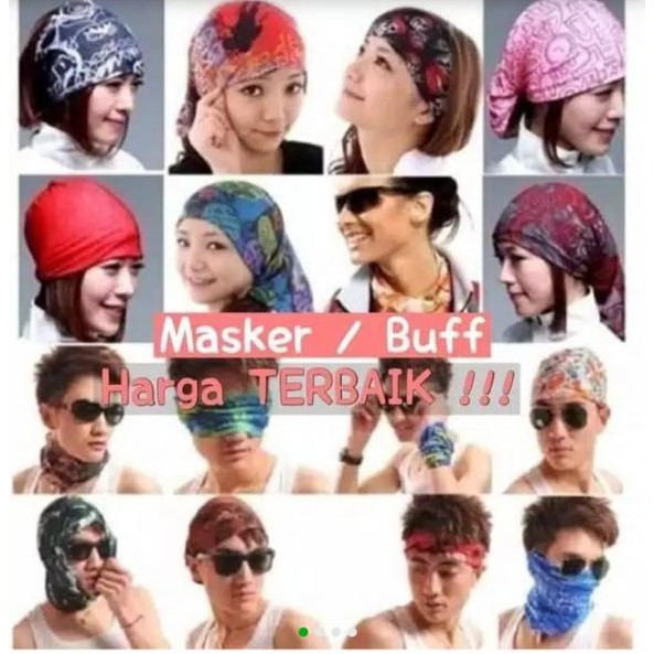 [HOT SALE] Masker scuba bahan kain