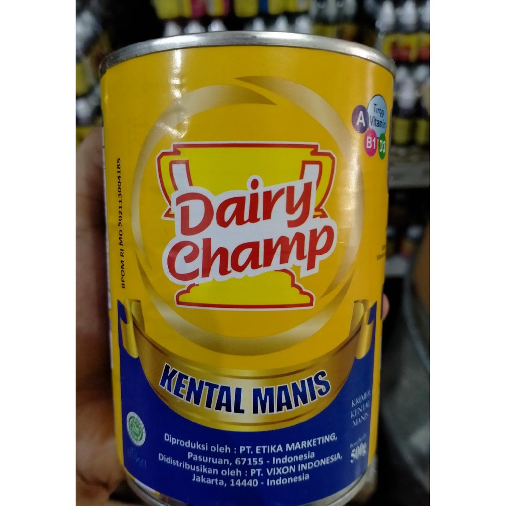 Susu Krimer Kental Manis Dairy Champ 480gram!!