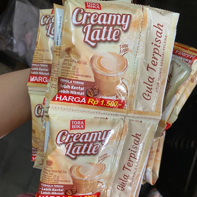 TORABIKA CREAMY LATTE gula terpisah