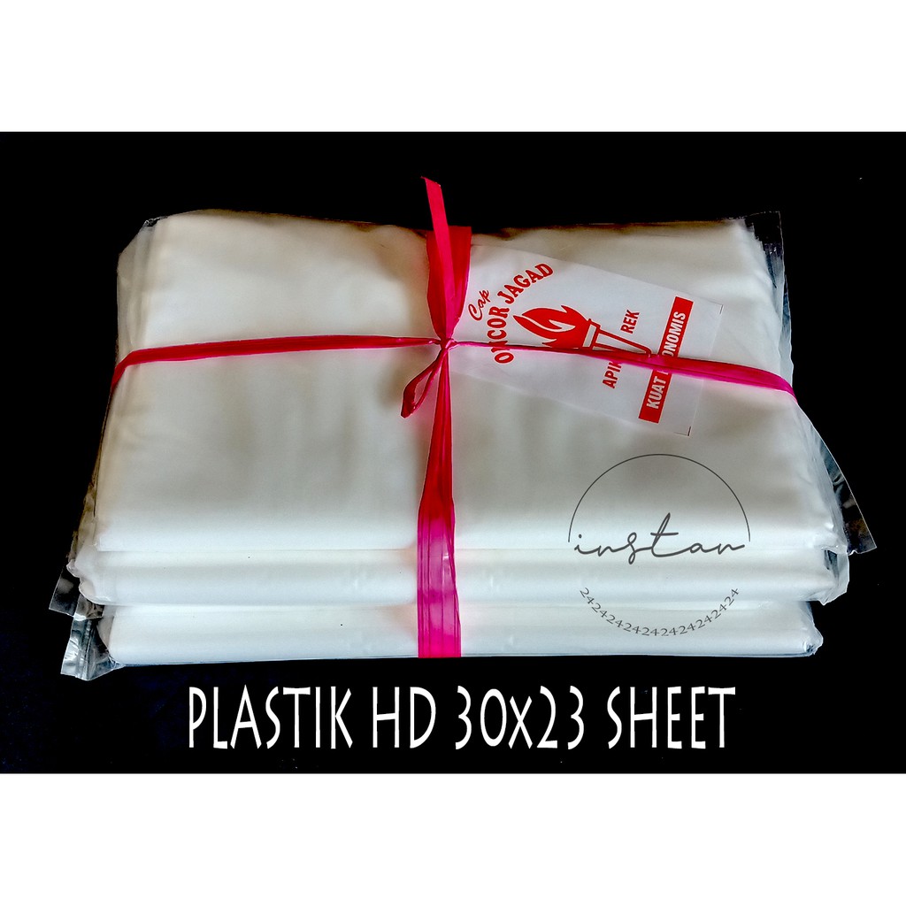 Jual Plastik Alas Hd Sheet 23x30 Plastik Burem Alas Sterofoam Anti Panas Berat 1 Kg 4584