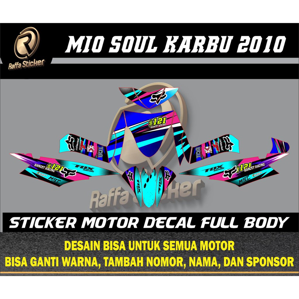 stiker mio soul karbu decal mio soul stiker mio soul lama stiker motor mio soul stiker mio soul 2010