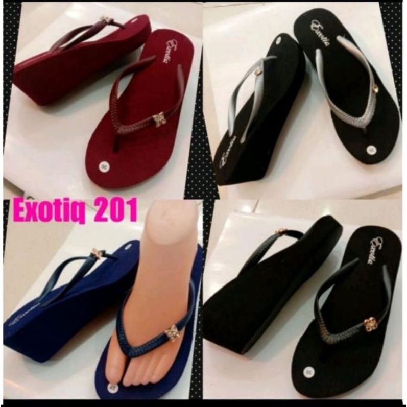 sandal wedges excotic 5cm