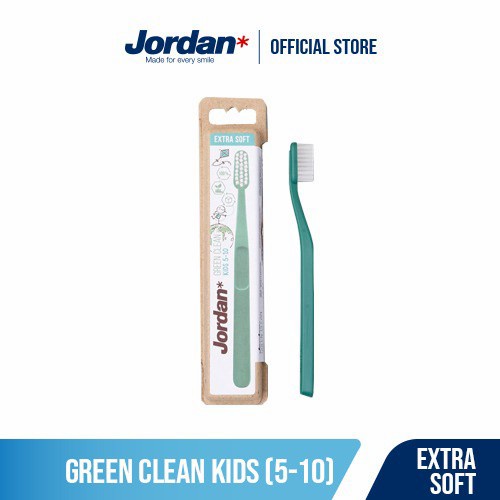 Jordan TB Kids Green Clean 5-10 Extra Soft - Sikat Gigi