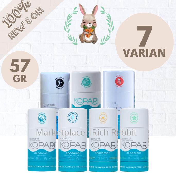 Kopari Organic Deodorant Charcoal Beach Gardenia Tropical Coastal Cbd