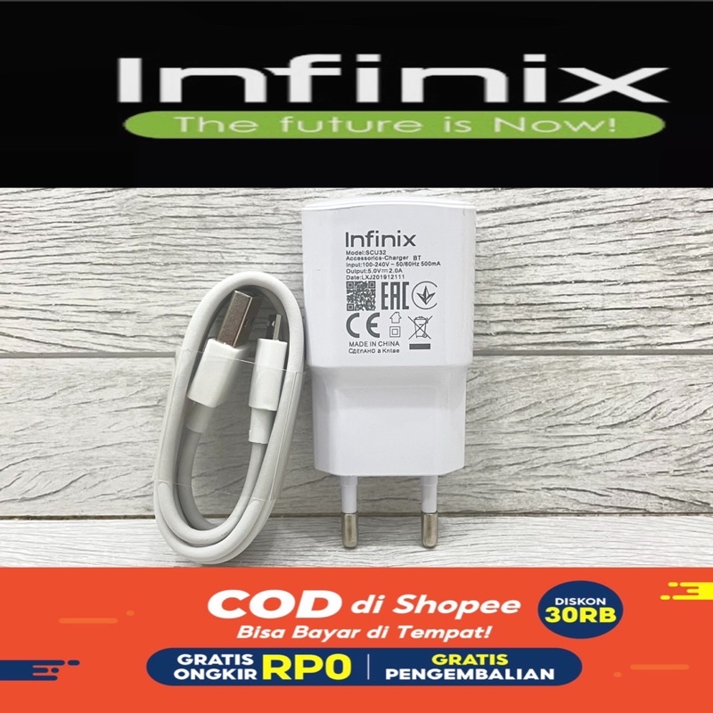 CHARGER INFINIX ORIGINAL 100% MICRO USB SUPPORT FAST CHARGING UNTUK HP YANG SUPPORT FAST CHARGING Ca