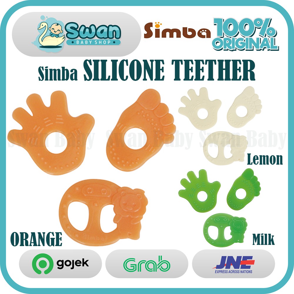 Simba Silicone Teether All Varian Warna dan Bentuk