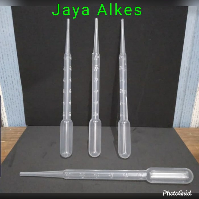 Pipet Tetes Plastik 1 3 5 ml Pipette Plastic 1ml 3ml 5ml Pasteur Laboratorium Tinta