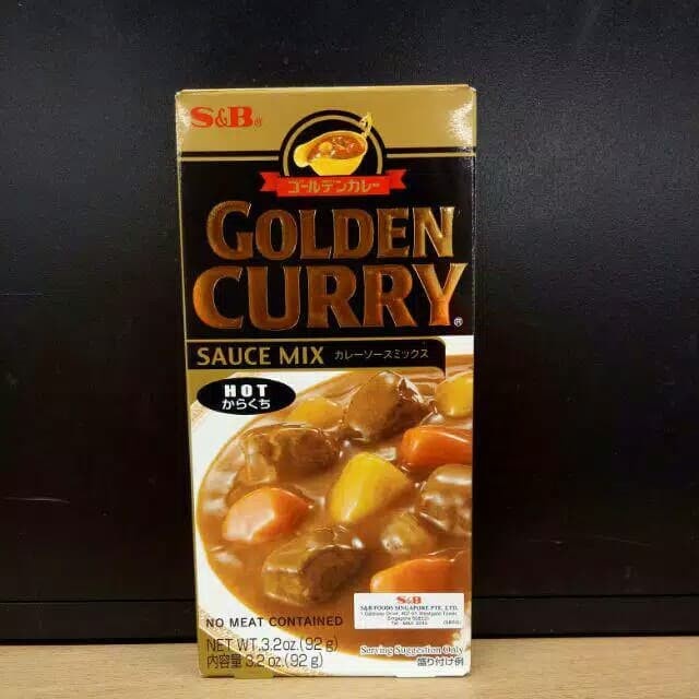 

Golden Curry Hot 92Gr S&B Golden Curry Hot 92Gr Bumbu Kare Jepang