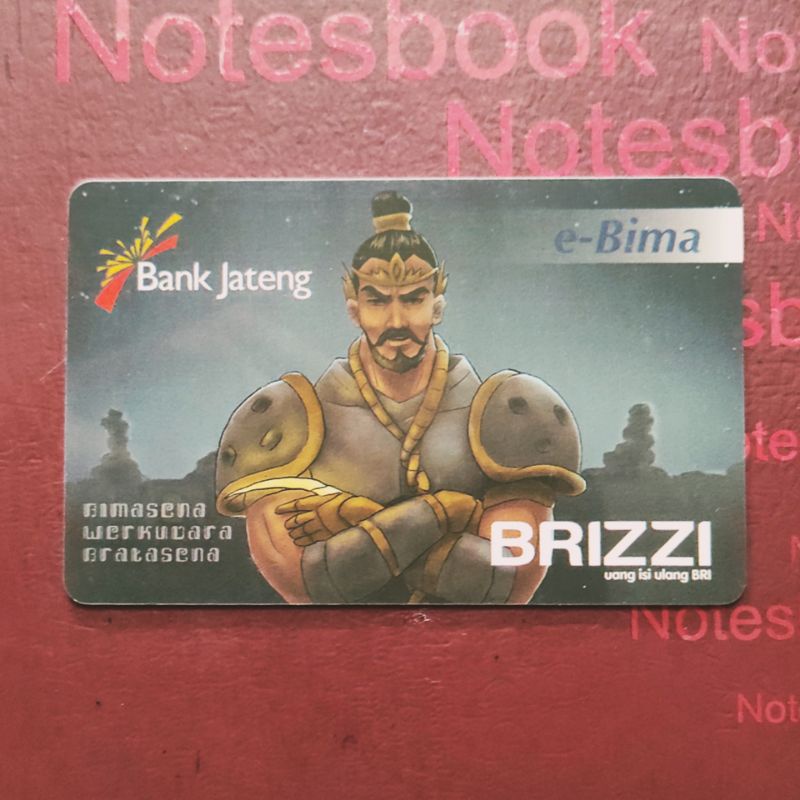 BRIZZI edisi Bank Jateng - e-Bima ORI /Like eMoney eTOLL Tapcash or Flazz